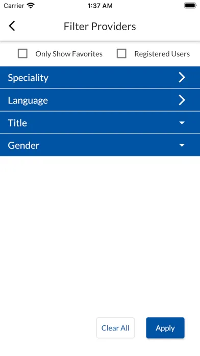 Captures d'écran de Mobile Physician Directory