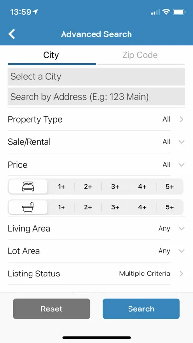 Ảnh chụp màn hình của MLSListings