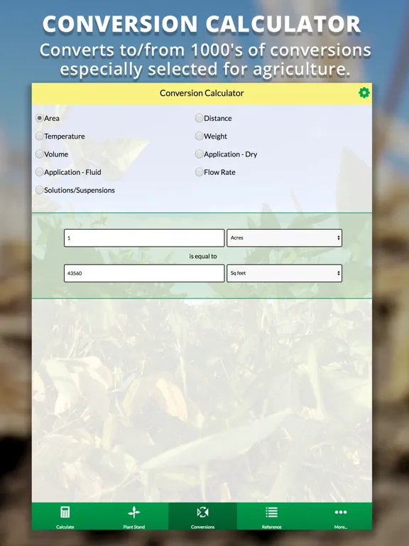 Agro Seeding Rate Calculator iPad  Ekran Görüntüleri