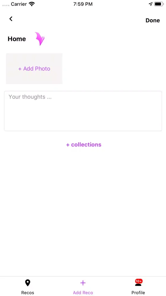 The Reco App سکرین شاٹس