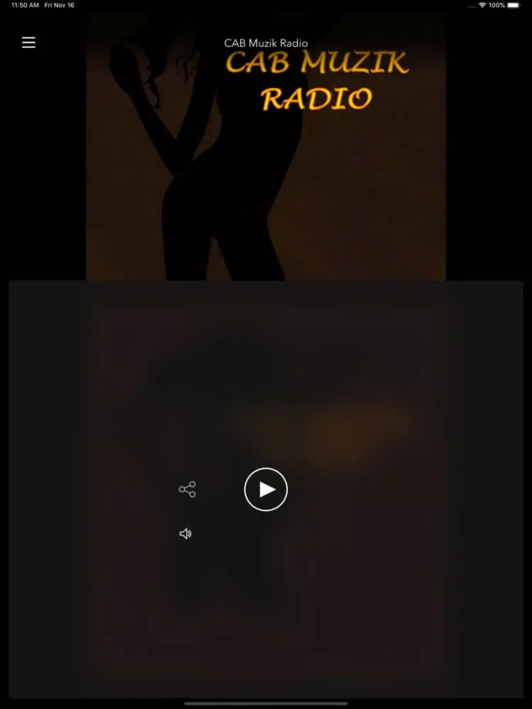 Capturas de pantalla de CAB Muzik Radio "Live" iPad 