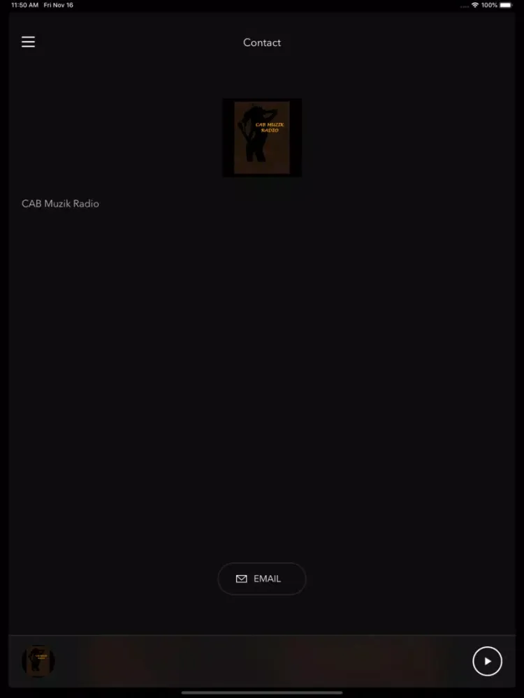 Capturas de pantalla de CAB Muzik Radio "Live" iPad 