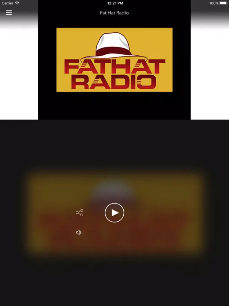 Fat Hat Radio iPad  سکرین شاٹس
