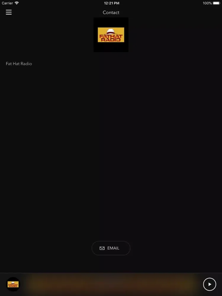 Fat Hat Radio iPad  سکرین شاٹس