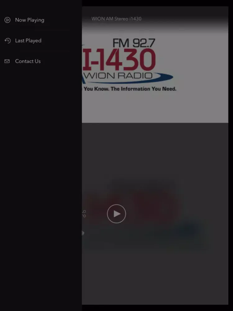 Captures d'écran de WION AM Stereo i1430 iPad 