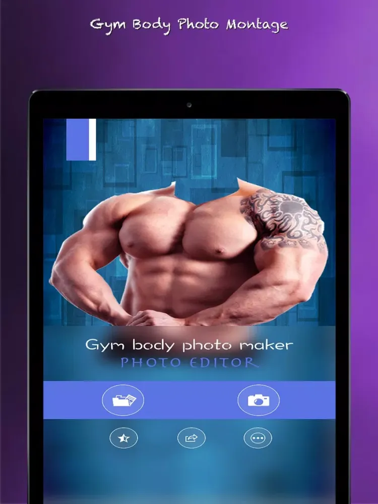 Gym body photo maker Suits iPad  سکرین شاٹس