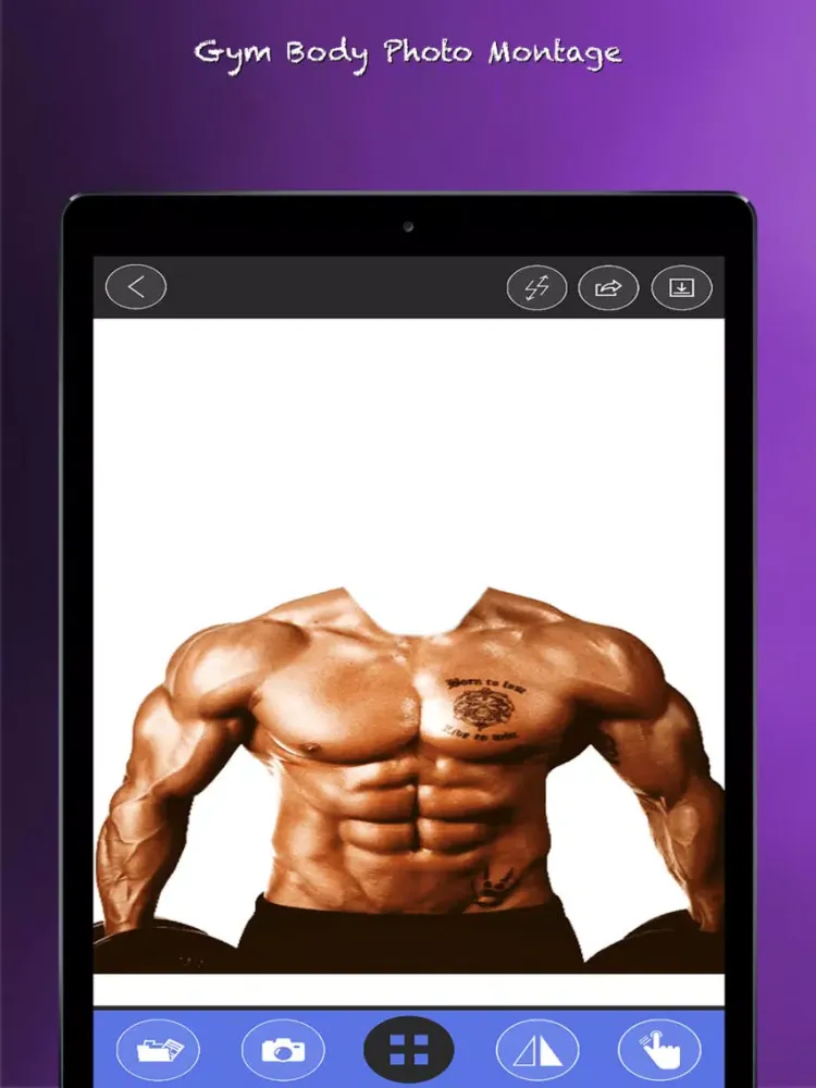 Gym body photo maker Suits iPad  سکرین شاٹس