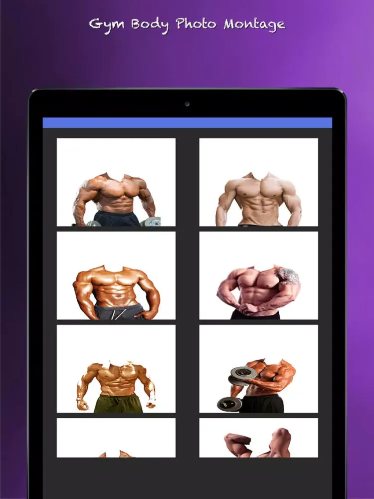 Gym body photo maker Suits iPad  سکرین شاٹس
