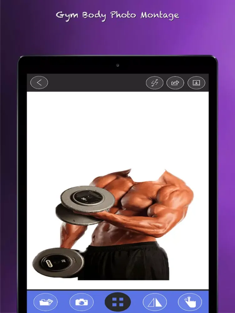 Gym body photo maker Suits iPad  سکرین شاٹس