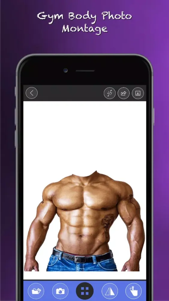 Gym body photo maker Suits سکرین شاٹس