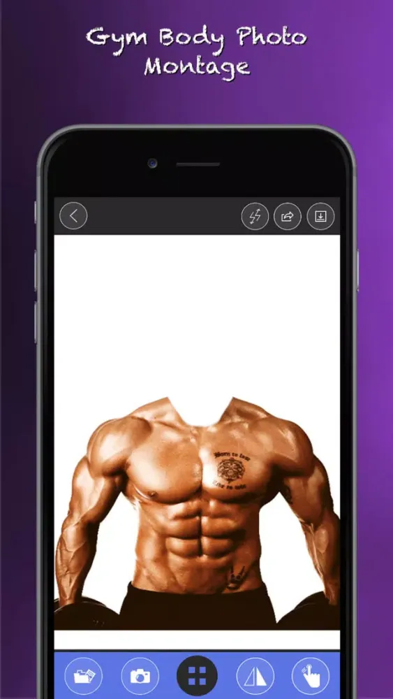 Gym body photo maker Suits سکرین شاٹس