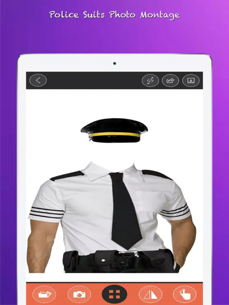 Captures d'écran de Police Suits Photo Montage iPad 