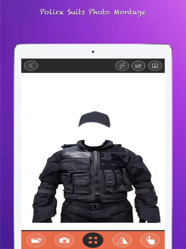 Captures d'écran de Police Suits Photo Montage iPad 