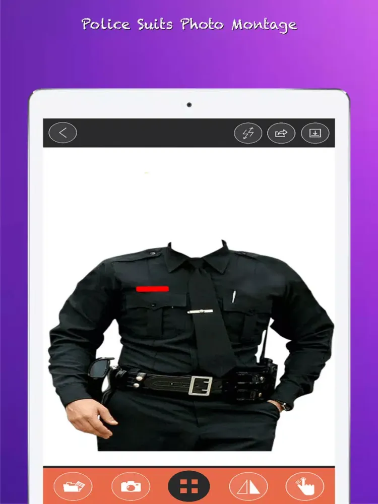 Captures d'écran de Police Suits Photo Montage iPad 