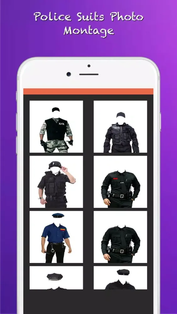 Captures d'écran de Police Suits Photo Montage