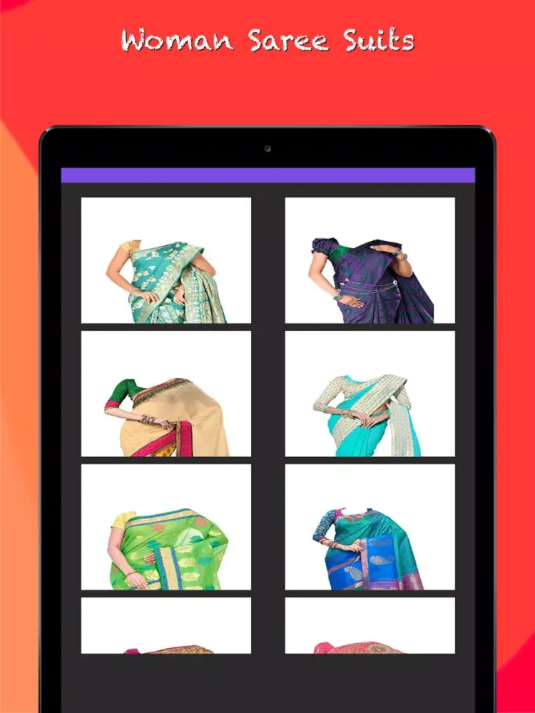 Capturas de pantalla de Women Saree Photo Suits iPad 