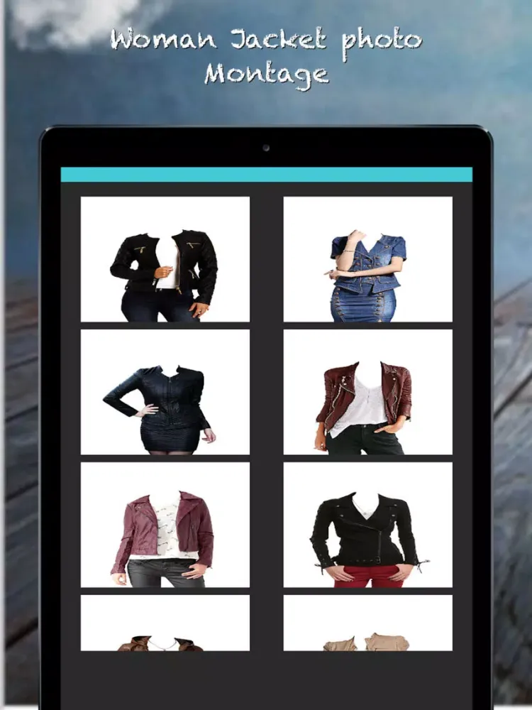 Women Jacket Photo Suits iPad  سکرین شاٹس