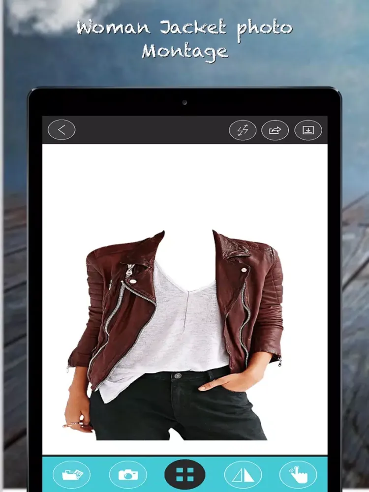 Women Jacket Photo Suits iPad  سکرین شاٹس