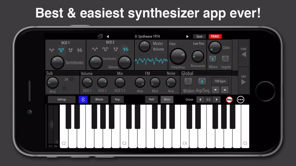 Simple Easy Piano Synthesizer स्क्रीनशॉट
