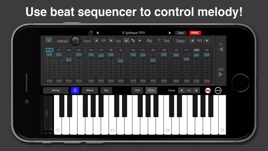 Simple Easy Piano Synthesizer स्क्रीनशॉट