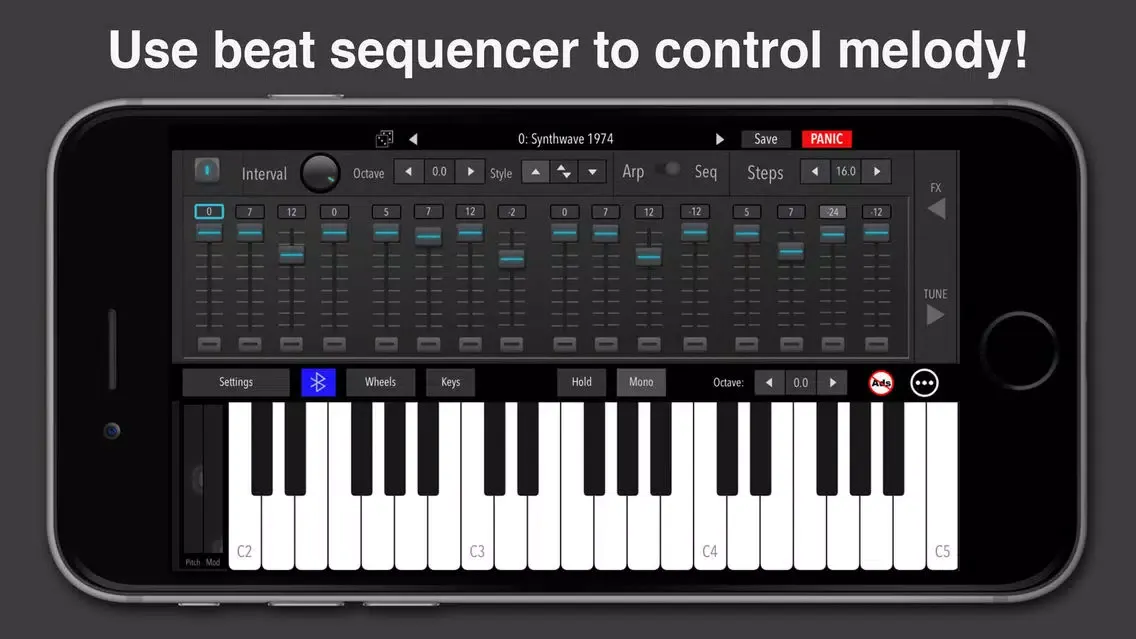Simple Easy Piano Synthesizer स्क्रीनशॉट
