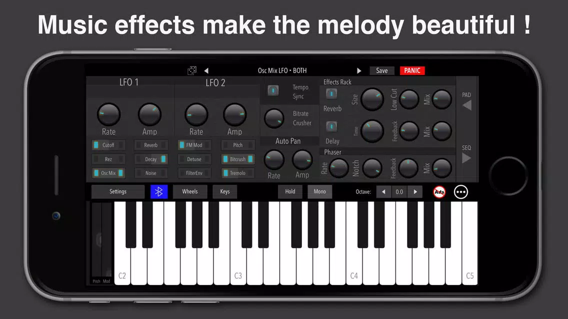 Simple Easy Piano Synthesizer स्क्रीनशॉट