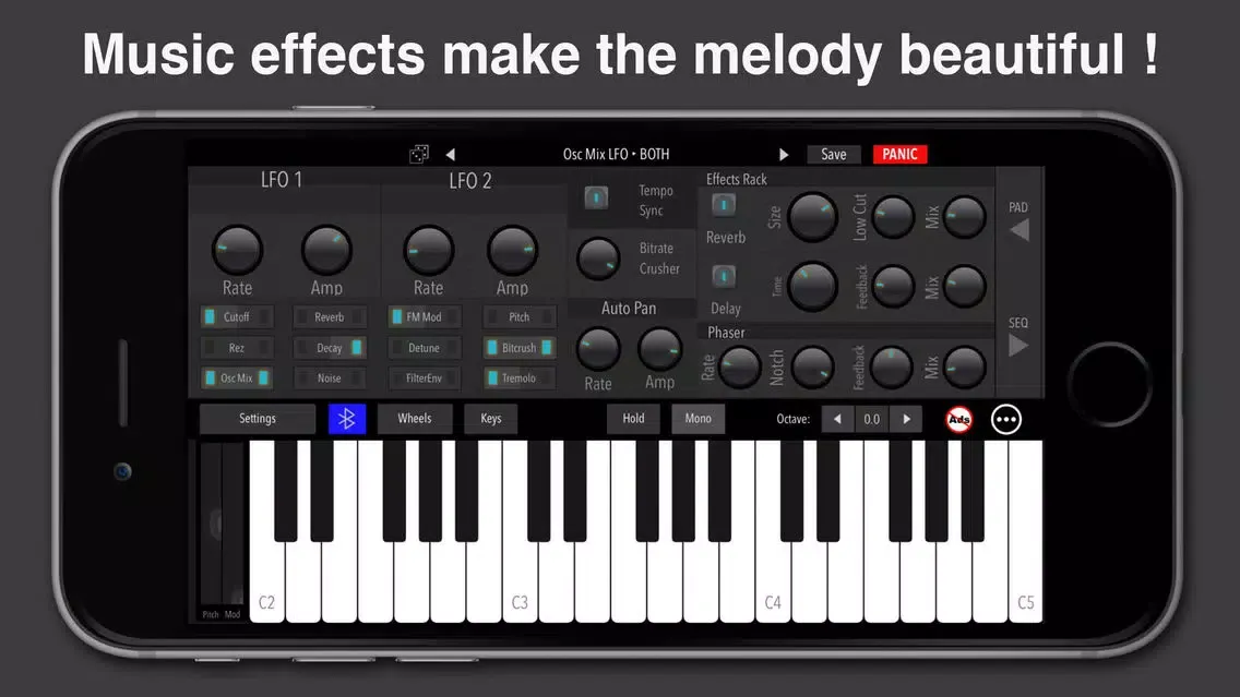 Simple Easy Piano Synthesizer स्क्रीनशॉट