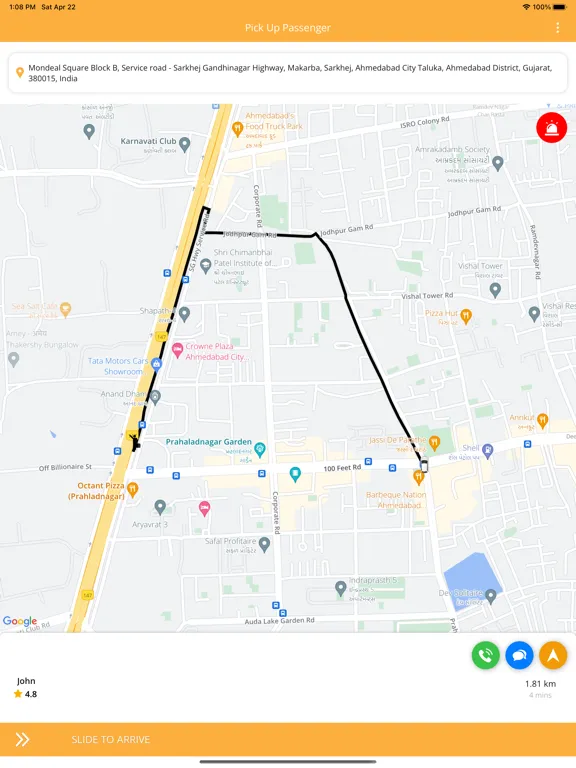تصاویر ProTaxiX Driver iPad 