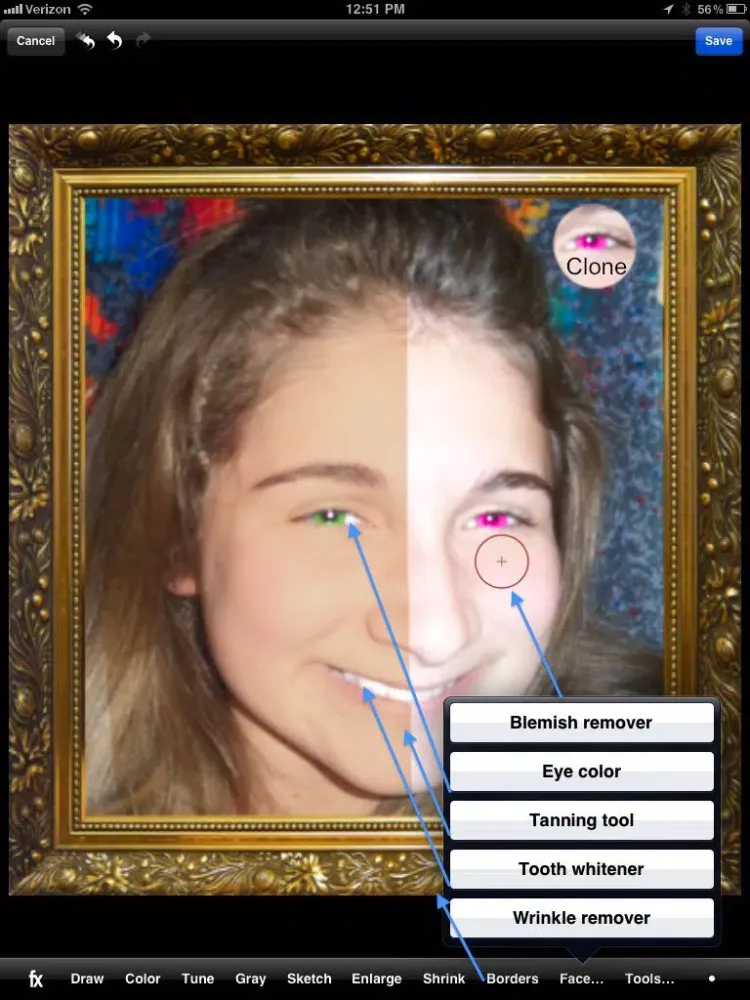 Zrzuty ekranu Quickpics Social Lite iPad 