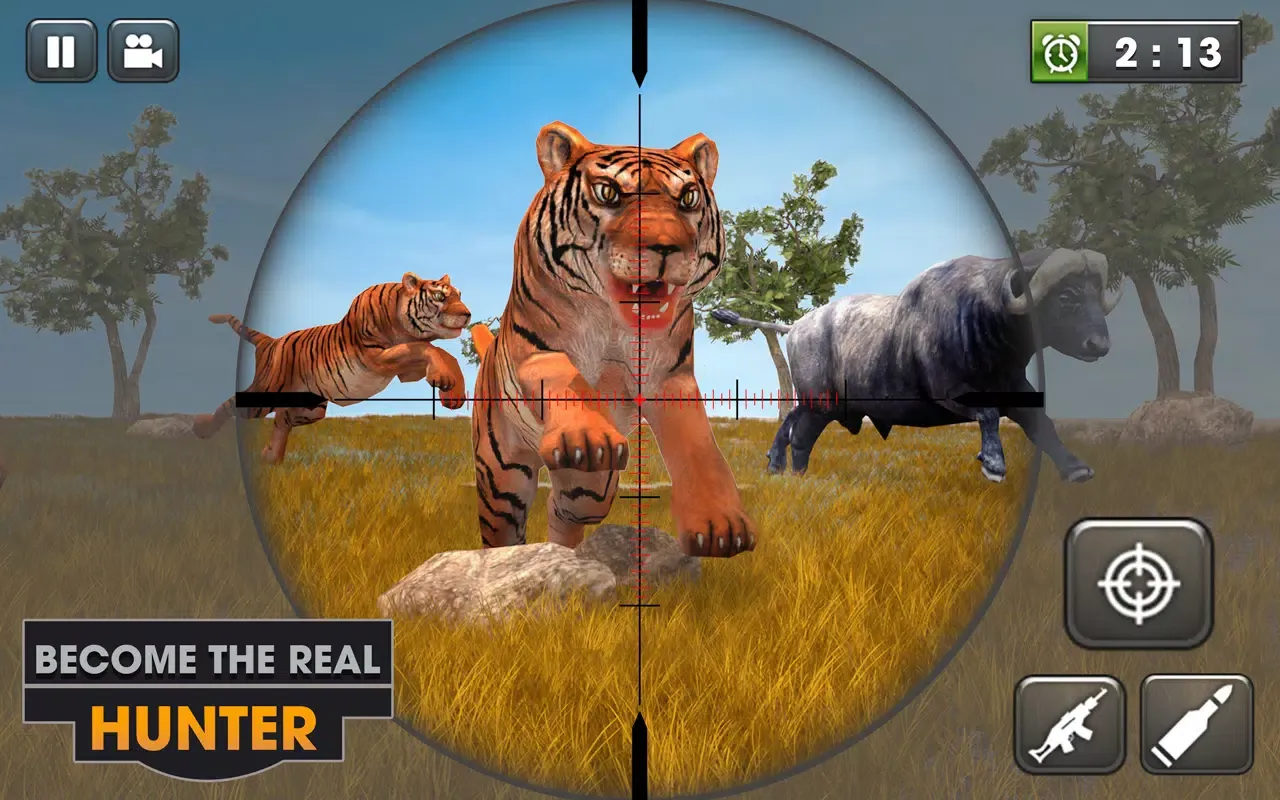 Ảnh chụp màn hình của Wildlife SUV Hunting Game