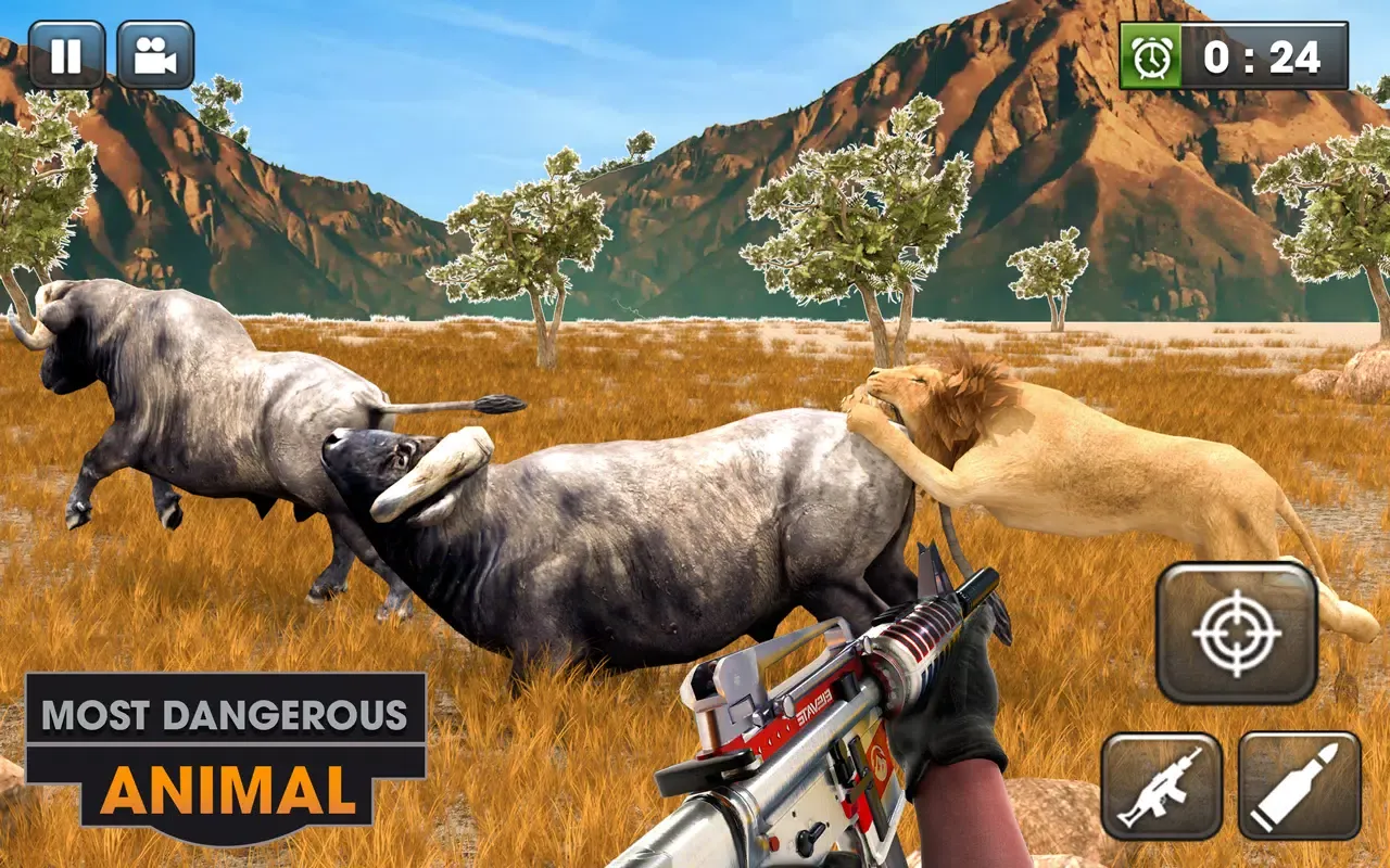 Ảnh chụp màn hình của Wildlife SUV Hunting Game