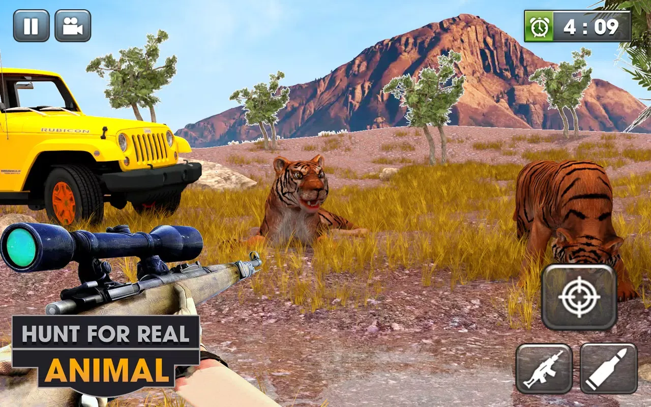 Ảnh chụp màn hình của Wildlife SUV Hunting Game