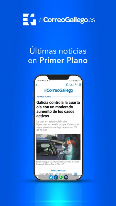 Screenshot di El Correo Gallego