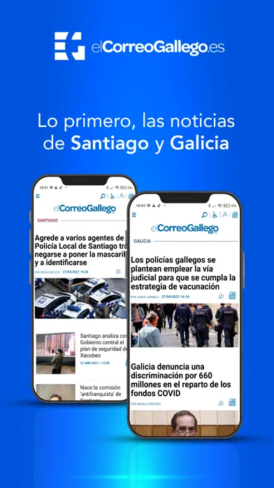Screenshot di El Correo Gallego