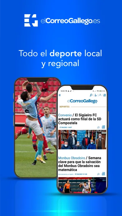 Screenshot di El Correo Gallego