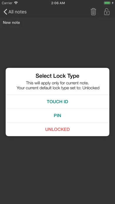 Secure Notes - Lock Notes スクリーンショット