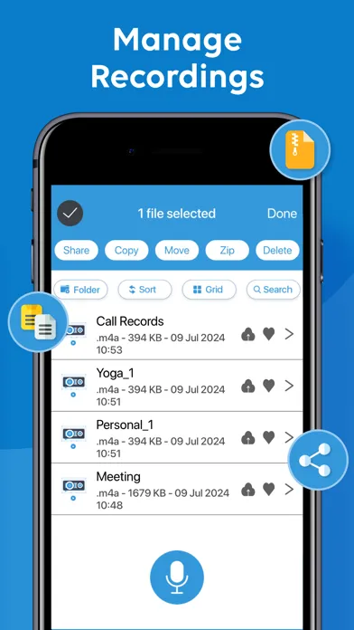 Voice Memos & Sound Recorder Screenshots