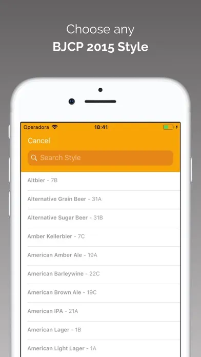 Capturas de tela do Brewer! Beer Recipe Builder