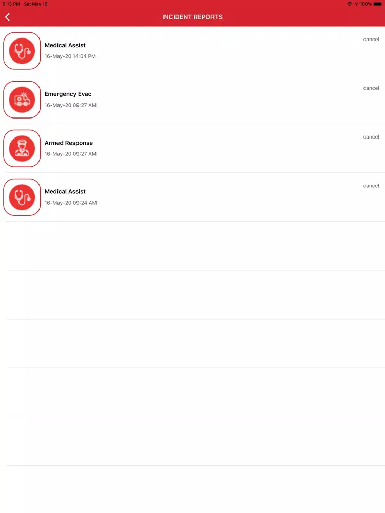 Protego Security iPad 应用截图