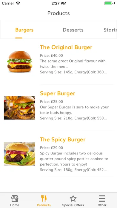Burger Corner应用截图