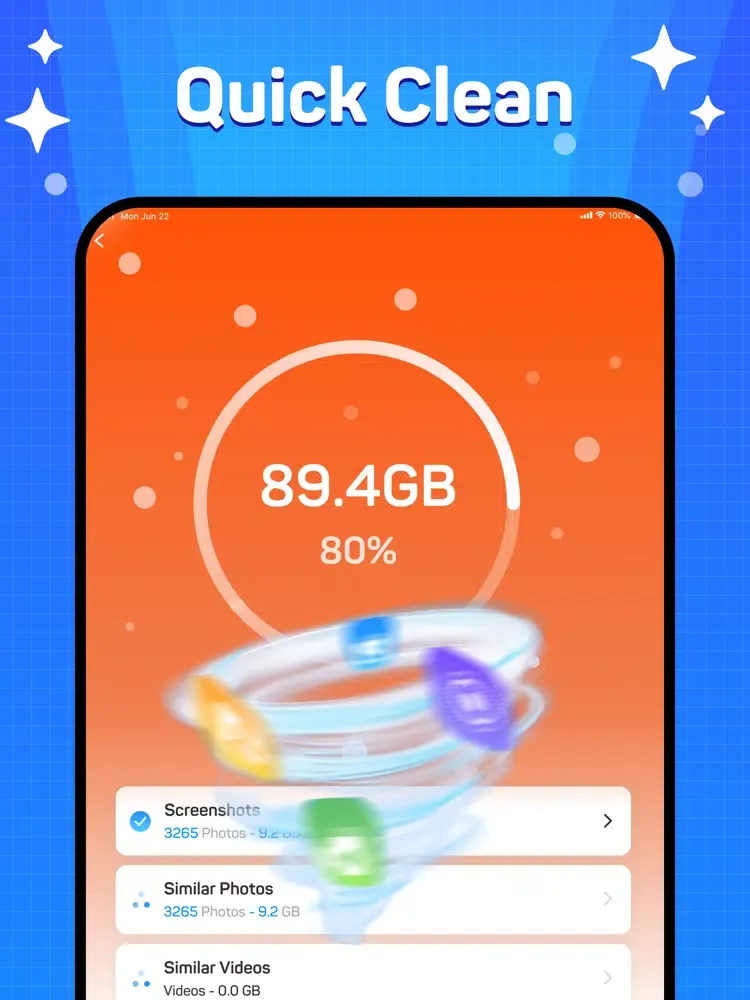 Super Cleaner: Clean Storage iPad  Ekran Görüntüleri