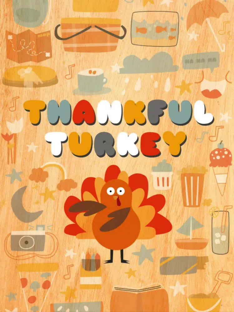 Tangkapan layar Thankful Turkey iPad 