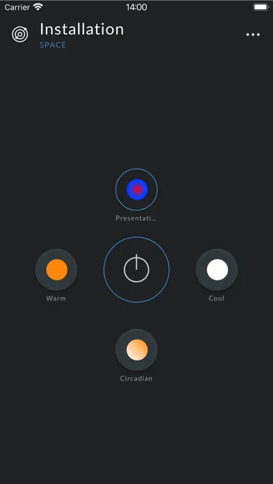 Captures d'écran de Spaces - Lighting Management