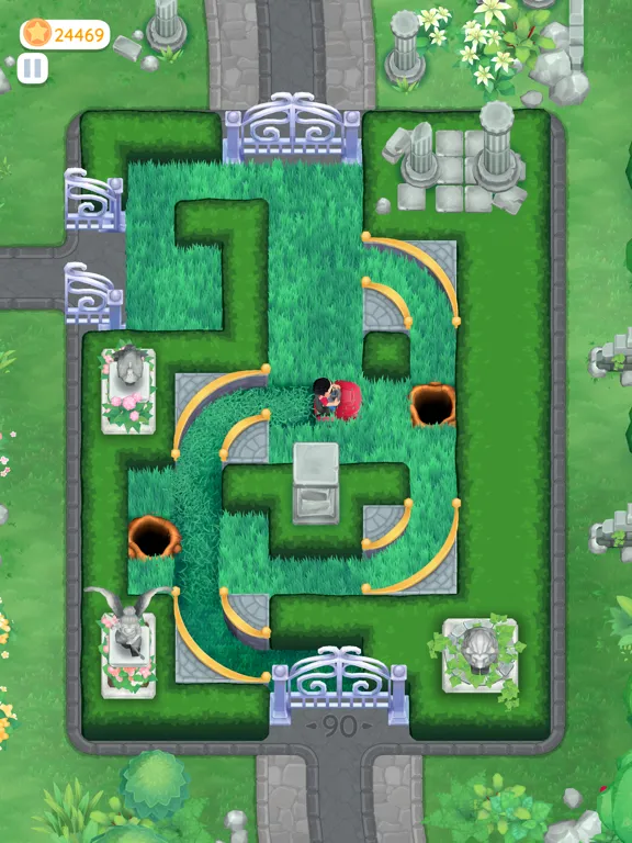 Capturas de pantalla de Mowing Mazes iPad 
