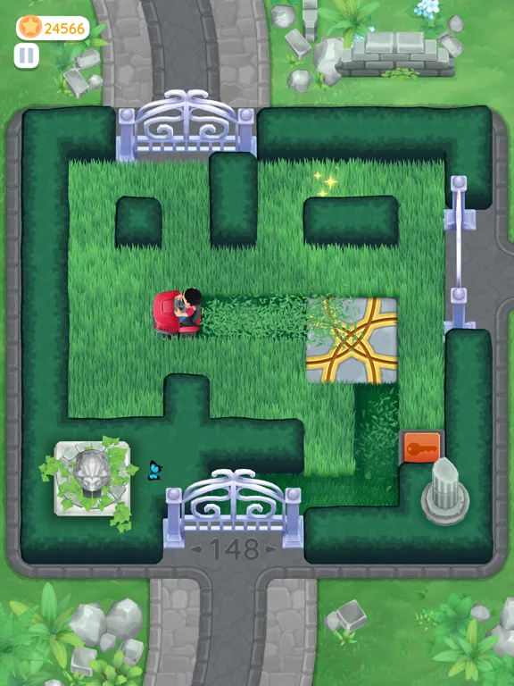 Capturas de pantalla de Mowing Mazes iPad 