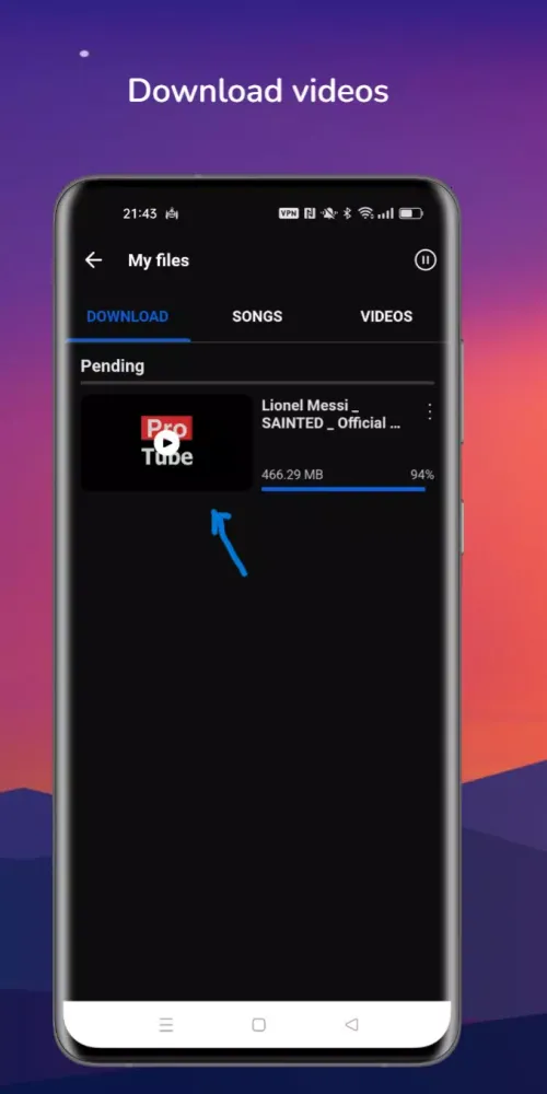 Capturas de tela do ProTube- Float Video Player