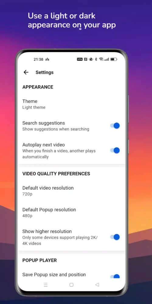 Capturas de tela do ProTube- Float Video Player