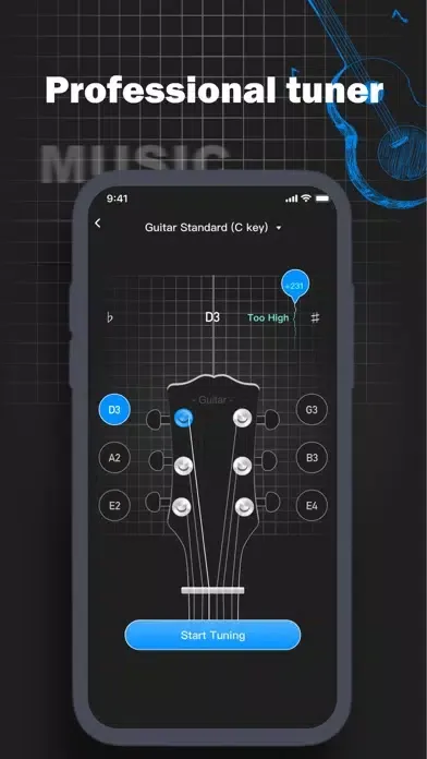 تصاویر GuitarTuner-Ukulele&Bass Tuner