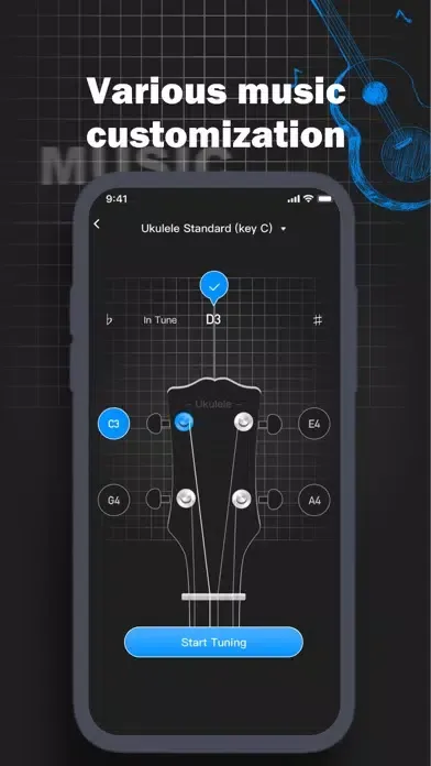تصاویر GuitarTuner-Ukulele&Bass Tuner