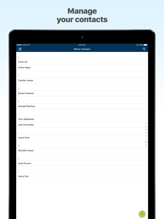 MyFax App–Send and Receive Fax iPad  Screenshots